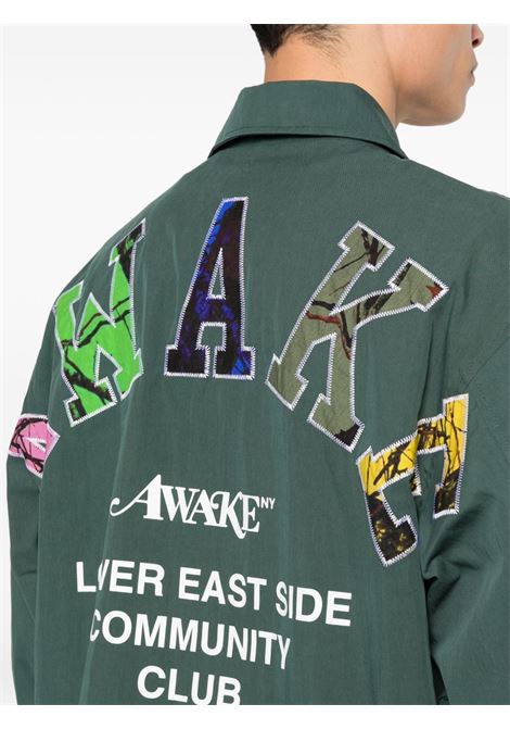 giacca l.e.s. community caoches uomo verde AWAKE NY | AWK-SP26-OT003TL